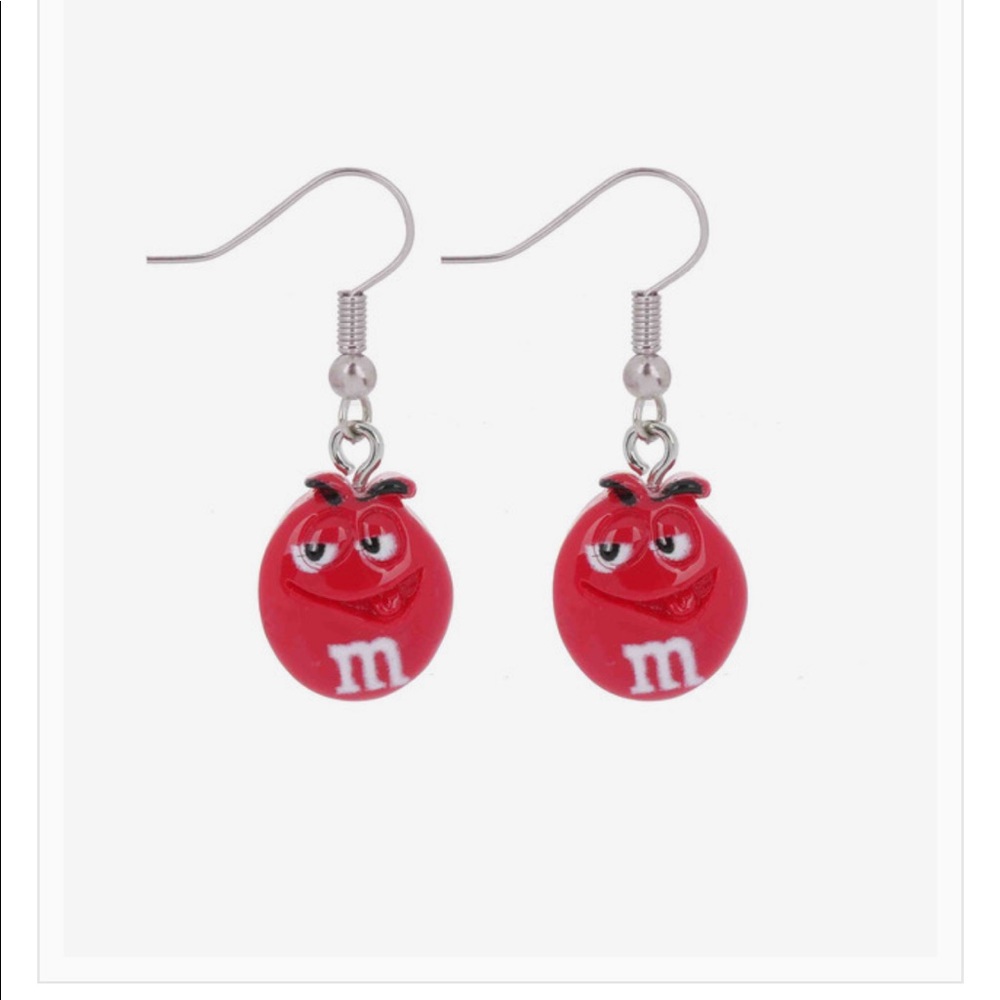 M&M dangle earrings